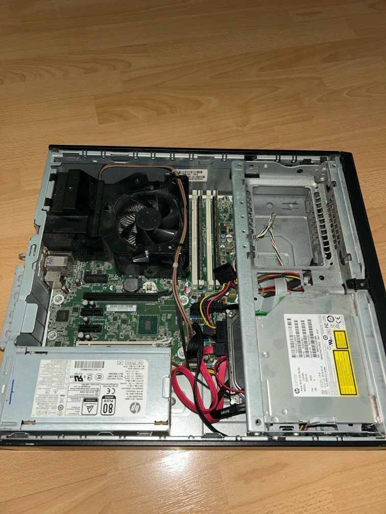 HP SFF PC (Category: Desktops) located in Singapore. Submitted by scizzorz (Listing ID 1371846898, Image 2). Description: Elitedeak 800 G2 CPU: intel i5 6500 DDR4 RAM: 2x4GB Storage: 500GB HDD Comes with PSU cable and VGA cable Willing to Negotiate .
