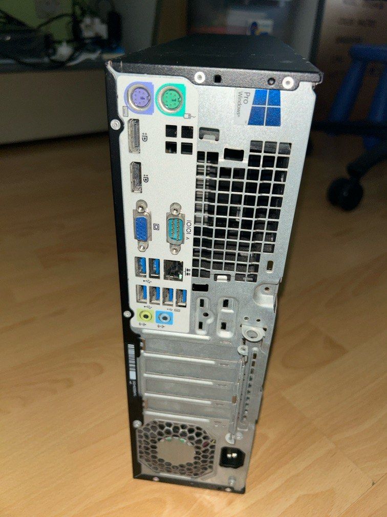 HP SFF PC (Category: Desktops) located in Singapore. Submitted by scizzorz (Listing ID 1371846898, Image 3). Description: Elitedeak 800 G2 CPU: intel i5 6500 DDR4 RAM: 2x4GB Storage: 500GB HDD Comes with PSU cable and VGA cable Willing to Negotiate .