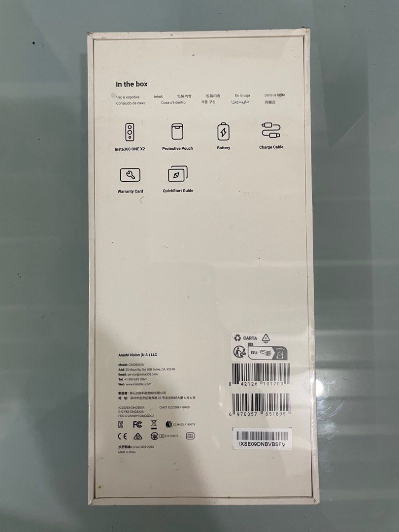 Insta360 One X2 Waterproof Action Camera (Category: Cameras) located in Manila. Submitted by agsbeagle888 (Listing ID 1371763935, Image 2). Description: Brand New Items Clearance items Original, Sealed, Complete in the Box Pickup anytime in our shop in Malate .