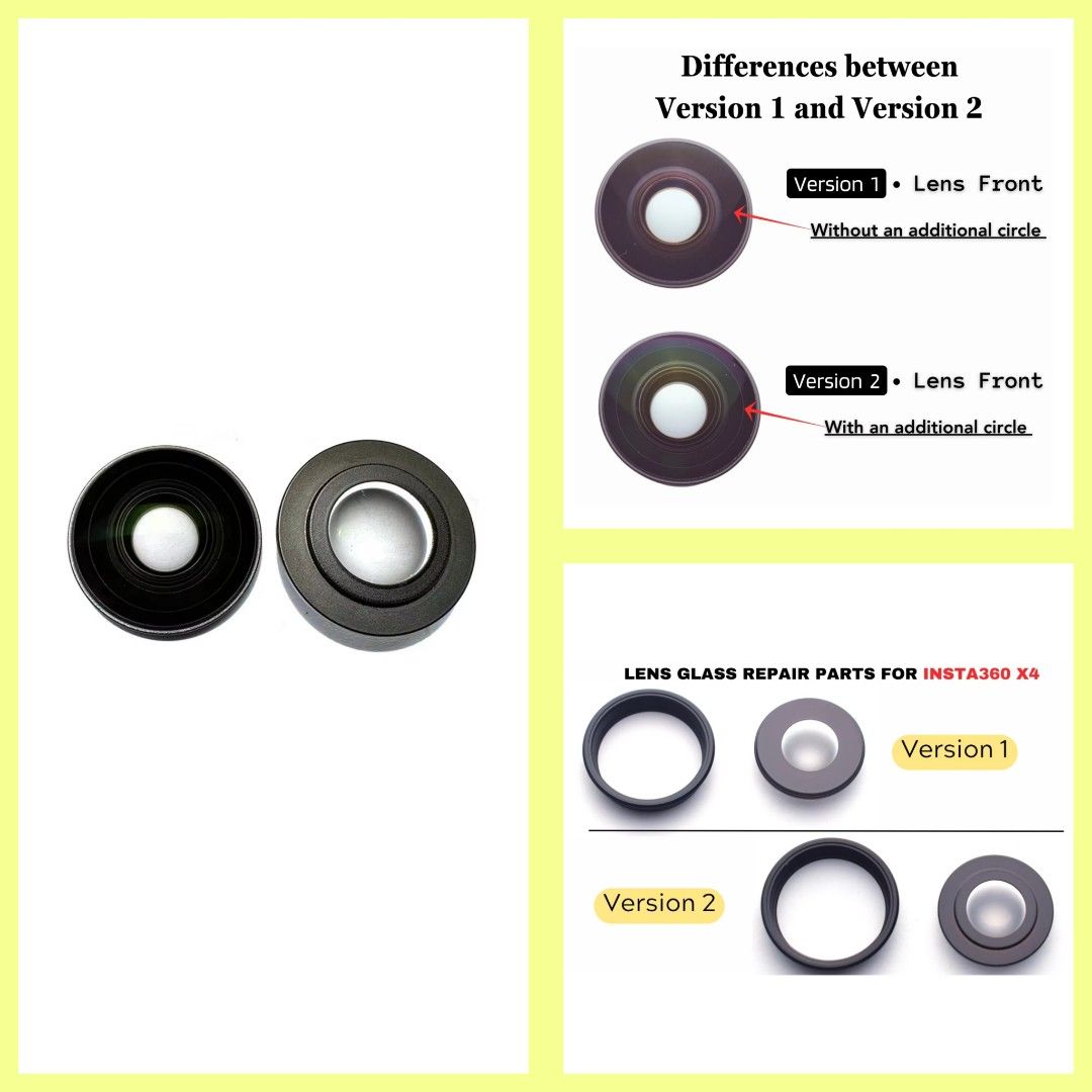 Insta360 X4 Lens Replacement Repair Parts628658200047391123