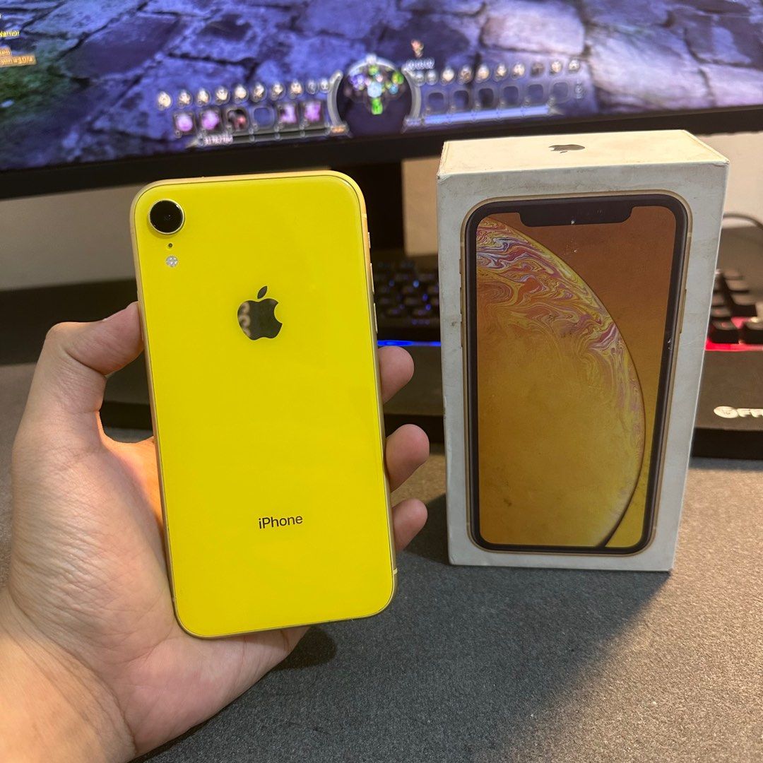 iPhone XR Yellow 128 GB Simフリー済 整備済み品】 Apple iPhone XR