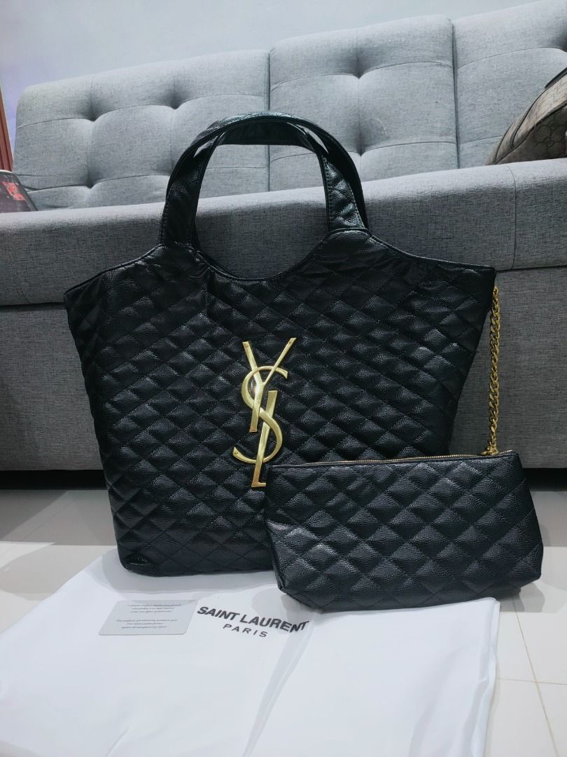 Japan preloved iCare tote bag (Category: Luxury Bags & Wallets) located in Cebu City. Submitted by elcoleccion21 (Listing ID 1371896157, Image 1). Description: Japan Preloved bag Genuine caviar leather No flaws.