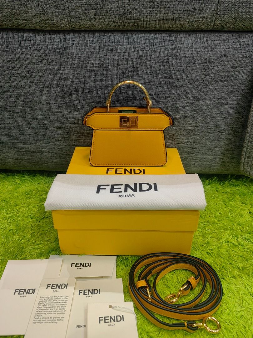 Japan Surplus FF micro peekaboo (Category: Luxury Bags & Wallets) located in Cebu City. Submitted by erlacoleccion (Listing ID 1371896667, Image 1). Description: JAPAN SURPLUS genuine leather Micro fendi No flaws.