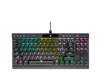 JE-CORSAIR CS-CH-9119014-NA K70 RGB TKL Mechanical Gaming Keyboard, Cherry MX Speed Black (Category: Computer Keyboard) located in Singapore. Submitted by cashconverterssg_jeamk (Listing ID 1371776853, Image 1). Description: JURONG EAST CASH CONVERTERS MESSAGE US FOR THE AVAILABILITY OF THE ITEM SKU: 9800000529909 YOU CAN BUY THIS ONLINE, COPY THE LINK BELOW: https://cashconverters.sg/collections/jurong-east-1/products/gaming-keyboard-corsair-922