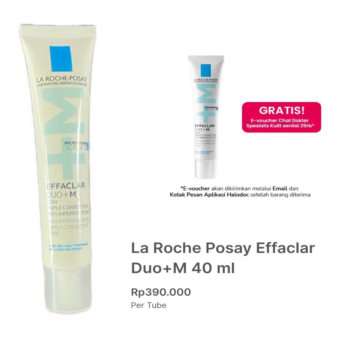 Produk Obat Roche La Roche-Posay Effaclar Duo+M nonBox, Kesehatan & Kecantikan, Kulit ...