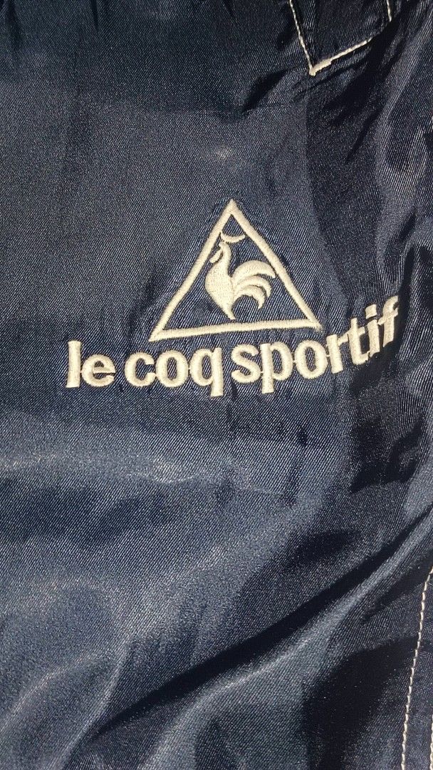 Le Coq Sportif (Category: Joggers) located in Valenzuela. Submitted by alignment_label (Listing ID 1371745805, Image 2). Description: Le Coq Sportif TRACKPANTS SIZE: W - 28/36 L - 41 CONDITION: 9/10 ISSUE: - REPAIRED SIDE LEG HOLE - IRON MARK - HOLE INSIDE THE PANTS NOT VISIBLE IN OUTER LAYER ISSUE IN THE LAST 2 SLIDES PRICE: 200 + SF SHIP VIA JNT.