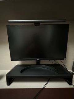 LG monitor 24寸螢幕 + 無線充電 電腦增高架64224569124867110