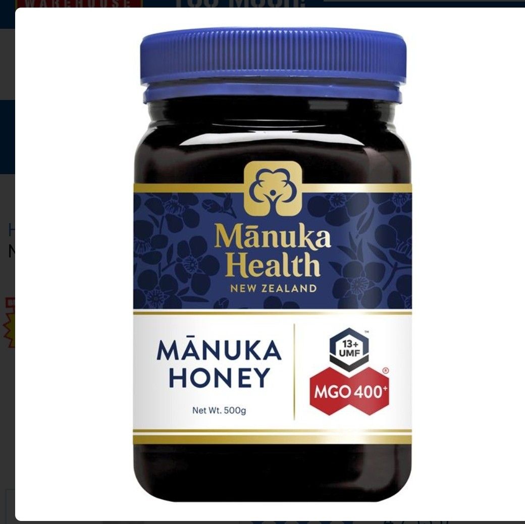 Manuka honey mgo400 (Category: Health Food, Drinks & Tonics) located in Manila. Submitted by olxph_774337968 (Listing ID 1371811414, Image 1). Description: .