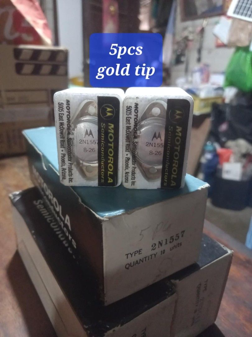Motorola Germanium transistors Gold tip/lead (Category: Other Audio Equipment) located in San Mateo. Submitted by daddyB918 (Listing ID 1371804276, Image 3). Description: Read First!!! NOS Vintage US Motorola Germanium transistors, gold tip/lead, sealed in original packaging , use for power amplifier and audio amplifier NOS Vintage Motorola 2N960 Germanium NOS RCA 2N1178 NPN (Bipolar Junction transistor) PM for market pricing.