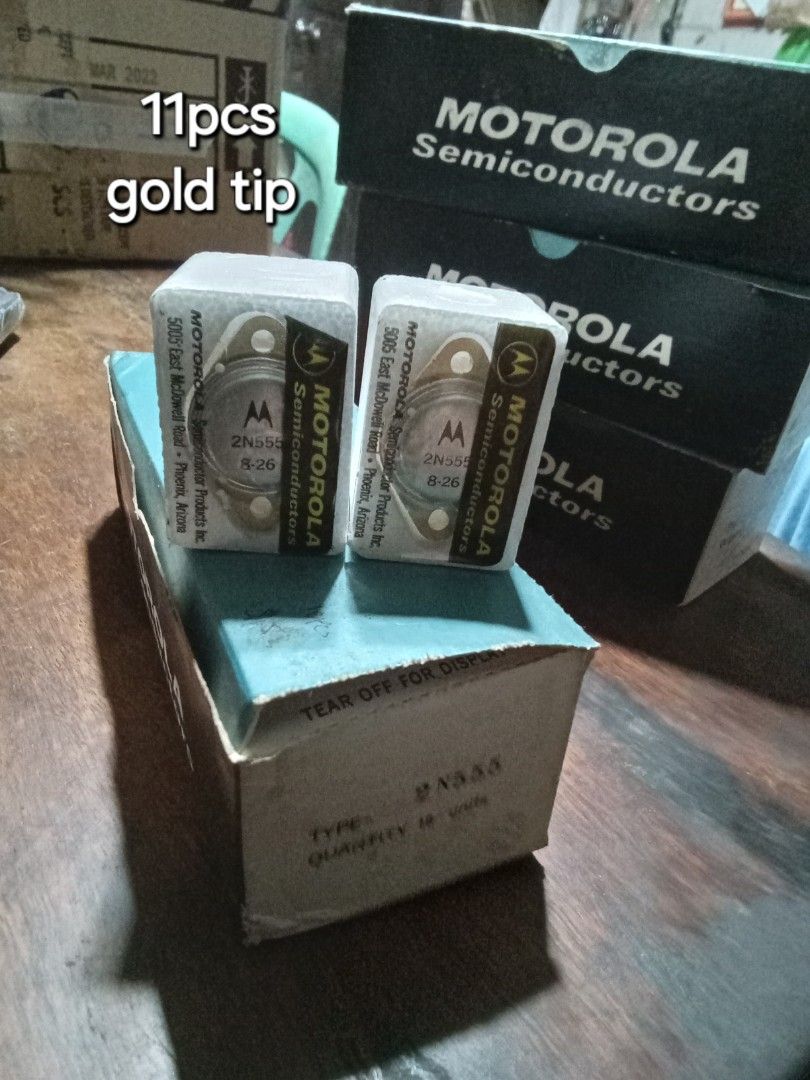 Motorola Germanium transistors Gold tip/lead (Category: Other Audio Equipment) located in San Mateo. Submitted by daddyB918 (Listing ID 1371804276, Image 1). Description: Read First!!! NOS Vintage US Motorola Germanium transistors, gold tip/lead, sealed in original packaging , use for power amplifier and audio amplifier NOS Vintage Motorola 2N960 Germanium NOS RCA 2N1178 NPN (Bipolar Junction transistor) PM for market pricing.