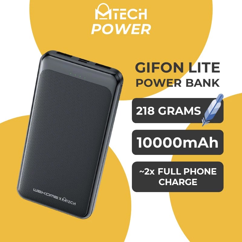 MTech Power X Wekome WP-235 Gifon Lite Power Bank 10000mAh / PowerBank ...
