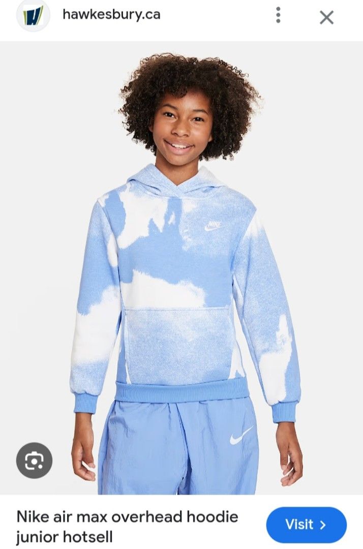 Nike Tie dye cloud hoodie (Category: Hoodies) located in Pili. Submitted by purestuffph (Listing ID 1371857632, Image 2). Description: Nike Tie dye cloud hoodie size: youth XL/ small mens / medium women's 9+/10 condition and color rate minor issue: cut neck tag, Pero may washtag at searchable code pa 580 + shipping fee.