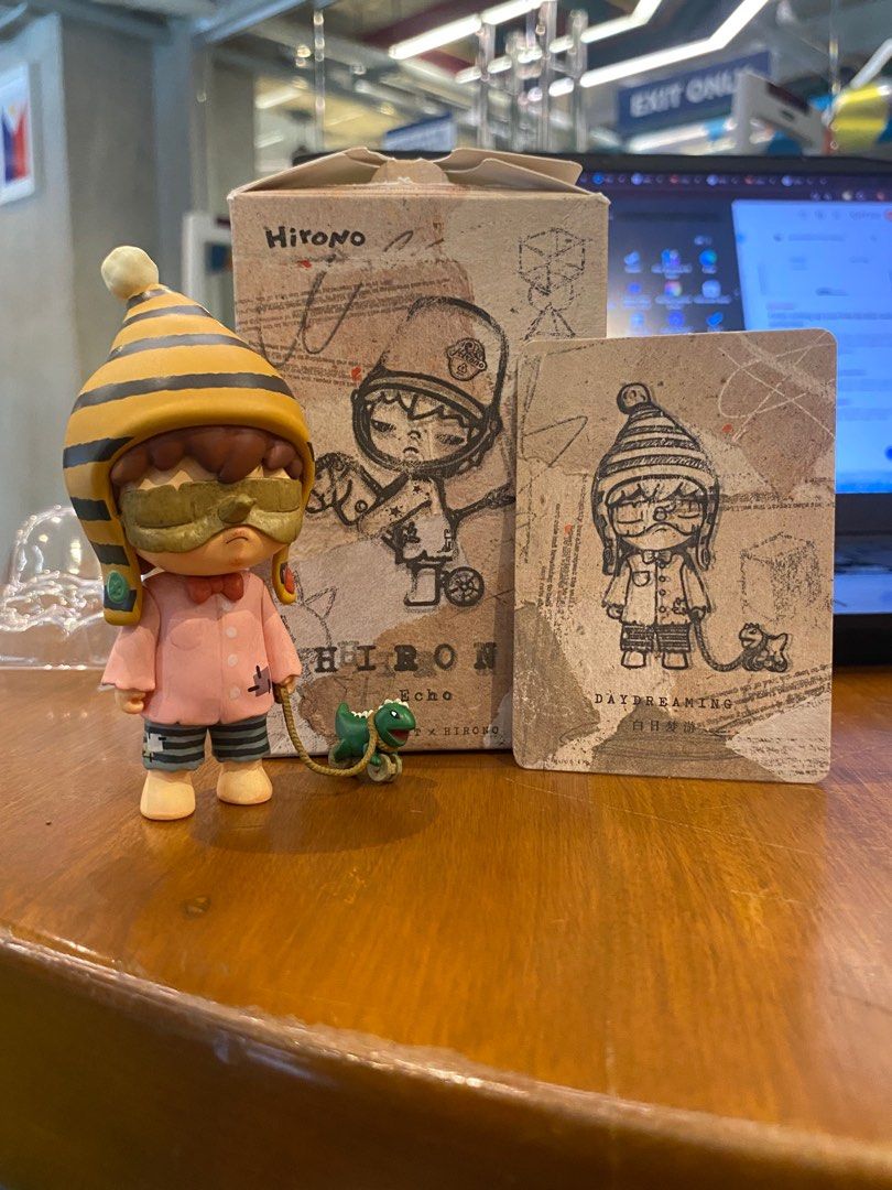 POPMART HIRONO ECHO DAYDREAMING UNSEALED (Category: Designer & Blind Box Toys) located in Quezon City. Submitted by dullii (Listing ID 1371765956, Image 2). Description: UNSEALED HIRONO ECHO SERIES [DAYDREAMING] with box and card last price: 500 MOD: COD, GCASH, GOTYME.