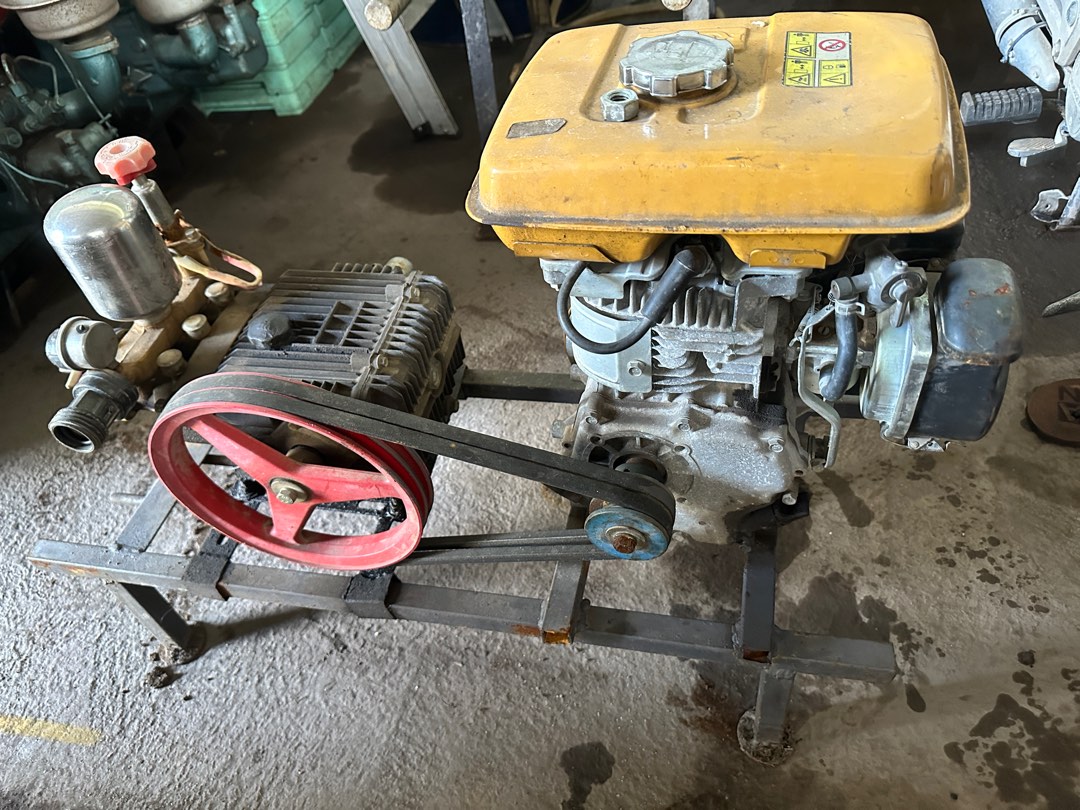 ROBIN ENGINE EY20 C/W 35BAR (500PSI) POWER SPRAYER PLUNGER PUMP ...