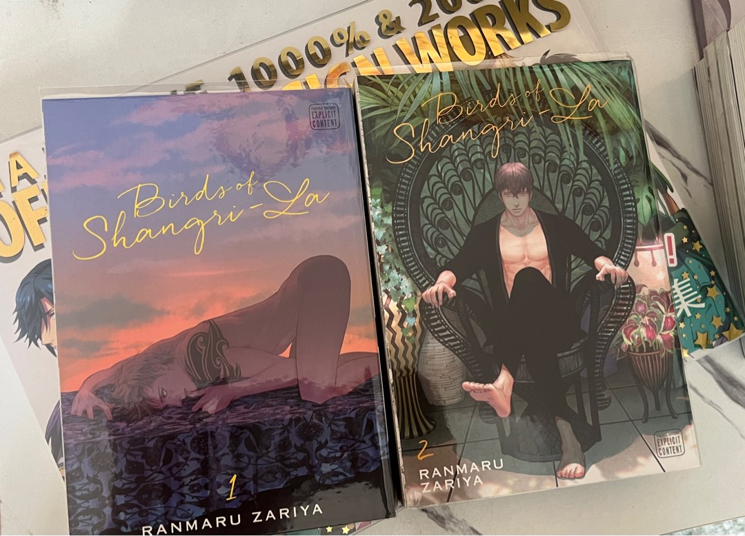 {Set} Birds of Shangri-La 1-2 (BL/Yaoi Manga), Hobbies &amp; Toys, Books