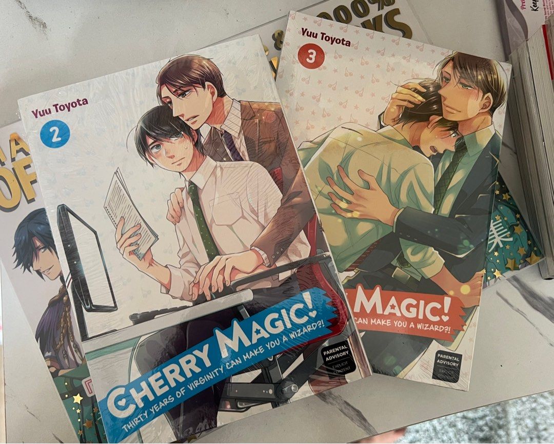 {Set} Cherry Magic Vol 2-3! Sealed! BL/Yaoi Manga (Category: Comics & Manga) located in Manila. Submitted by calm.erika (Listing ID 1371796077, Image 1). Description: Brand New/Sealed! Cherry Magic Volume 2-3.
