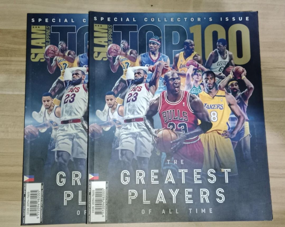 Slam Magazine Philippines (Category: Magazines) located in Caloocan City. Submitted by JandJ_Collectibles (Listing ID 1371898204, Image 1). Description: Slam Magazine Philippines Special Collector's issue Top 100 Greatest Players of all Time. Good condition.