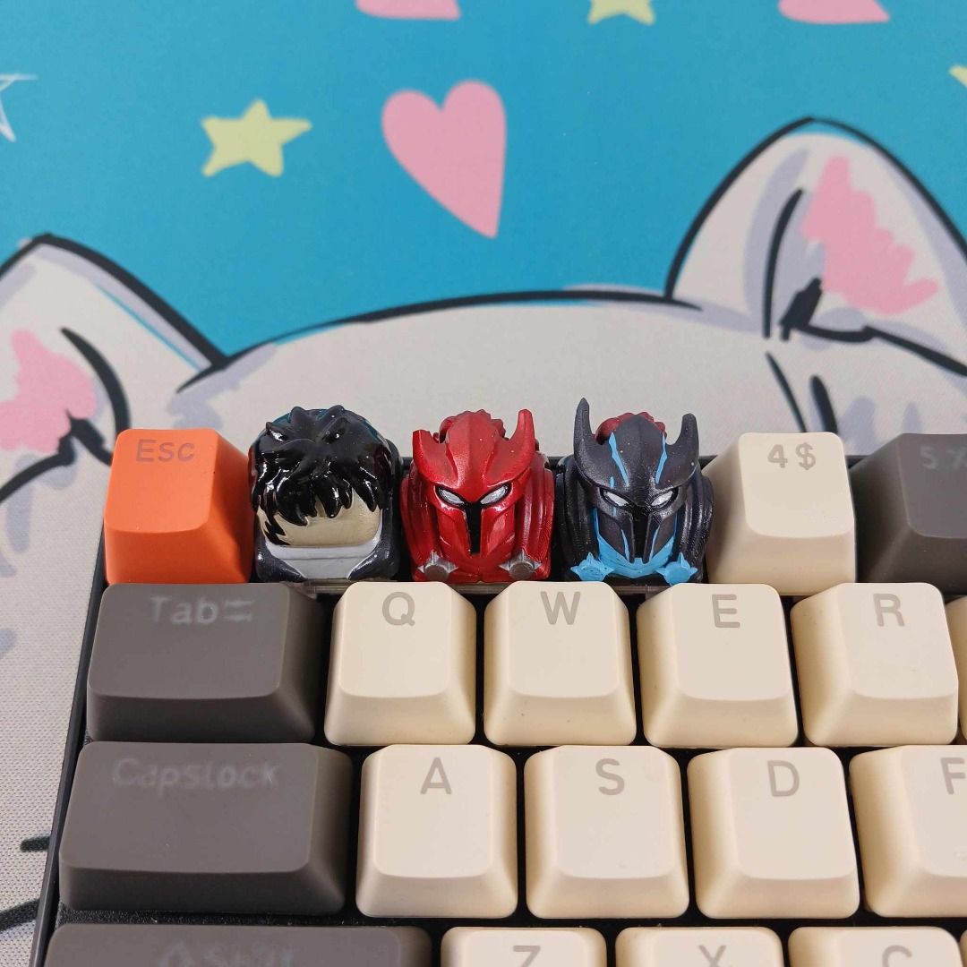 Solo Leveling 3D Printed Resin Keyboard caps (Keycaps) (Category: Computer Keyboard) located in Caloocan City. Submitted by southrage (Listing ID 1371819547, Image 1). Description: Solo Leveling 3D Printed Resin Keyboard caps (Keycaps) Made to Order Note: Please allow 2-3 days for production and post processing of our key caps before we ship out your order. Fully Hand Painted - 3D Printed Resin Keycaps Made from durable photosensitive resin. Repl