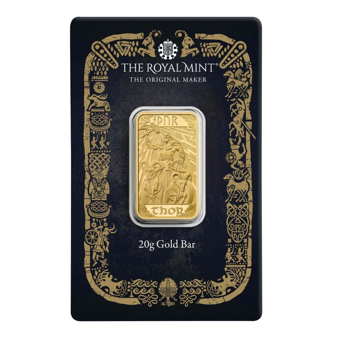 Thor 20g Gold Minted Bullion Bar, Hobbies & Toys, Memorabilia &  Collectibles, Currency on Carousell