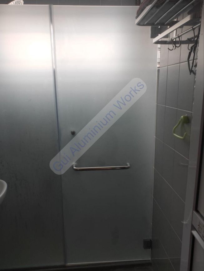 Toilet Glass / Shower screen / Tempered glass door/ Aluminium Glass or Acrylic door for Kitchen, Toilet, Study Room62863076354051114