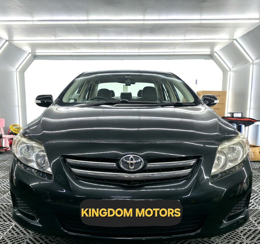 Toyota Corolla Altis 1.6 Classic (A) (Category: Used Cars) located in Singapore. Submitted by kingdom_motors (Listing ID 1368178688, Image 2). Description: 🔥 2010 Toyota Corolla Altis 1.6A Elegance 🔥 ⭐️ 2 Owner Unit ⭐️ Fully Refurbished Interior / Exterior ⭐️ As good as new! ⭐️ All wear and tear done up! ⭐️ Pioneer Media Player w Bluetooth ⭐️ Yokohama Tyres ⭐️ Front & Back dashcam ⭐️ Reverse Camera ⭐️ Leather seats 💰 $0 Downpayment Monthly $9X