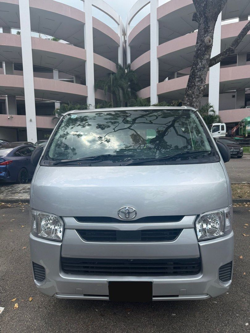 Toyota Hiace Euro5 D M for Rent! (Category: Commercial Vehicles for Rent) located in Singapore. Submitted by mhlauto (Listing ID 1363026068, Image 1). Description: TOYOTA HIACE EURO5 DIESEL MANUAL FOR RENT - AVAILABLE FOR LONG TERM! Min. Requirement: 22 Years Old with 2 Years of Driving Experience. Deposit is Required (Upon Collection). No Hidden Fee & Charges. For more information, contact Yen Ling @ 96543012.