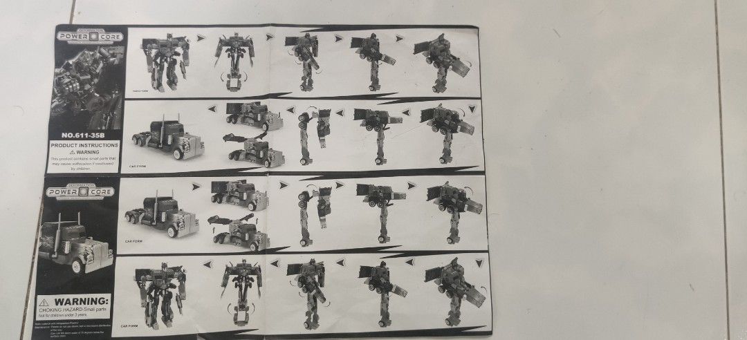 Transformers (Category: Toy Figures) located in Singapore. Submitted by ben945 (Listing ID 1371864287, Image 2). Description: .