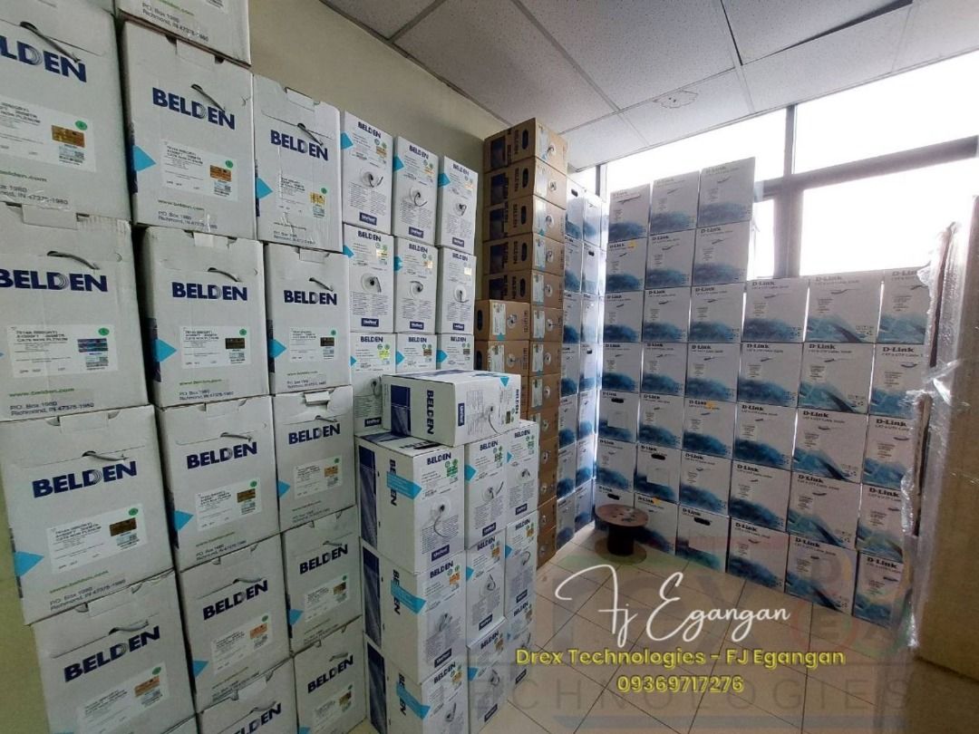 UTP Cables Cat6 and Cat5e (Category: Cables & Adaptors) located in Pasig City. Submitted by fjEgangan (Listing ID 1371765213, Image 1). Description: Cat6 UTP cable / Cat5e cable 305m/roll Price starts @ 1,600.00 Available Brands: ✅️ Ad-link ✅️ Belden ✅️ Comlink ✅️ D-link ✅️ Dahua ✅️ D-Tech ✅️ Hikvision ✅️ Intelligent ✅️ Panduit 💯 Brand New 💯 More Stocks Pin: Drex Technologies (Santolan, Pasig) Mode of Payment: 🛵 Cash on delivery within NCR or 