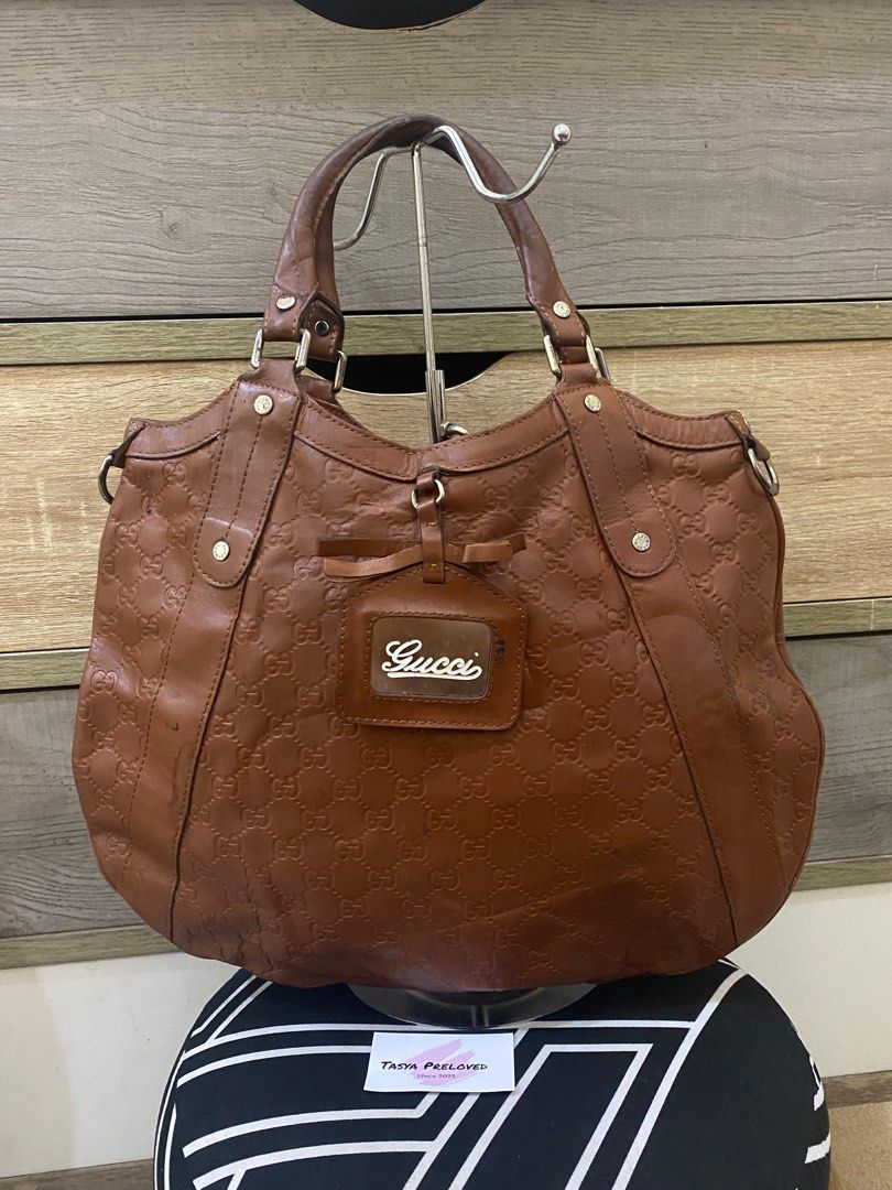 Vintage Gucci Sukey Leather Handbag NOT celine mcm fendi dior lv prada  longchamp tory burch coach burberry