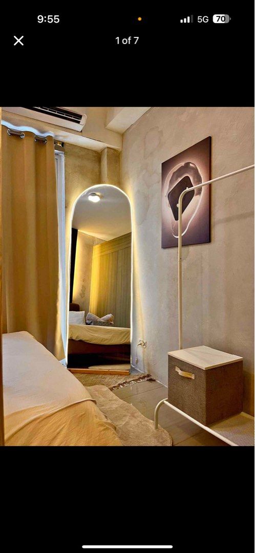 Wholebody mirror 2.5”x6” w/ frame and LED (Category: Face Care) located in Makati City. Submitted by gel09 (Listing ID 1371854560, Image 1). Description: .