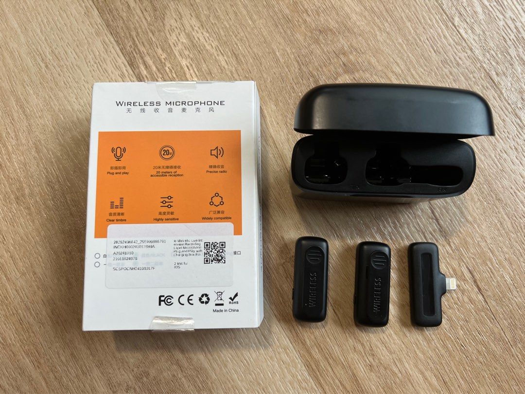 Wireless portable microphone (lightning) (read description)63233072901890114