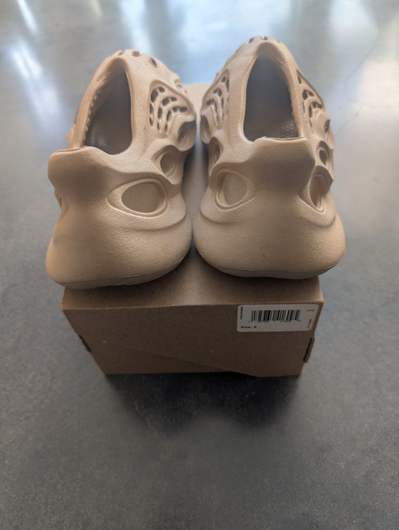Yeezy Foam Runner Ochre (Category: Sneakers) located in Manila. Submitted by cappinjay (Listing ID 1371738752, Image 2). Description: Adidas Yeezy Foam Runner Color: Ochre Size: US 5 - Check photos for size on box as well ***Listing smallest size option on carousell is "7" bought in the US 100% Original.