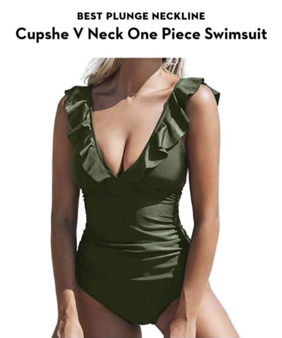(3XL) Plus Size Plunging Swimsuit (Category: Bikinis & Swimsuits) located in Leyte. Submitted by nics.declutters (Listing ID 1367088564, Image 2). Description: Curvy Kinis | @curvykinis.ph 🤍 underwired| can support bust size 🤍 has tummy tuck 🤍 scoop back | non-adjustable straps 🌸 rare to find a high-quality, basic swimsuit for plus size girlies! 🌸 never worn, not my size MOP: Gcash MOD: J&T 📍 Tacloban City.