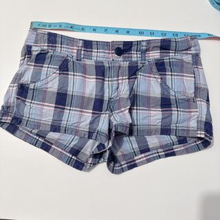 格仔短褲 shorts blue64218456366210110