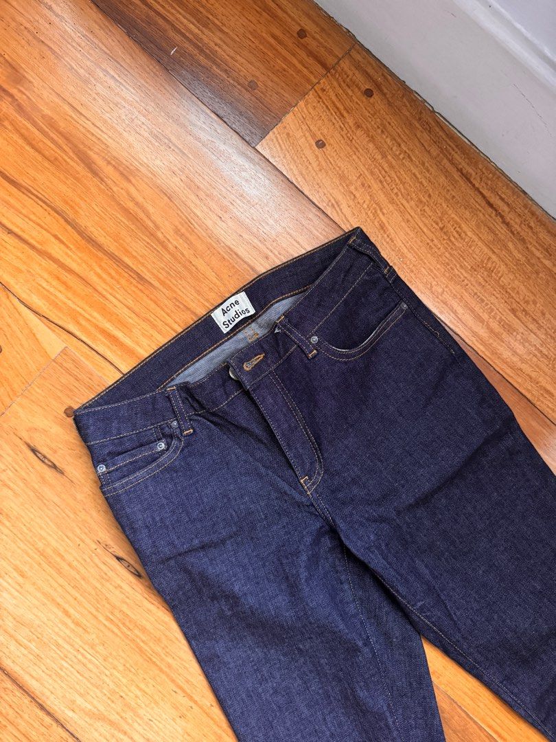 Acne Studios Skin 5 Raw Reform Jeans (Category: Jeans) located in Quezon City. Submitted by teaandbiscuits (Listing ID 1366973527, Image 2). Description: Size 30/32 Skinny jeans.