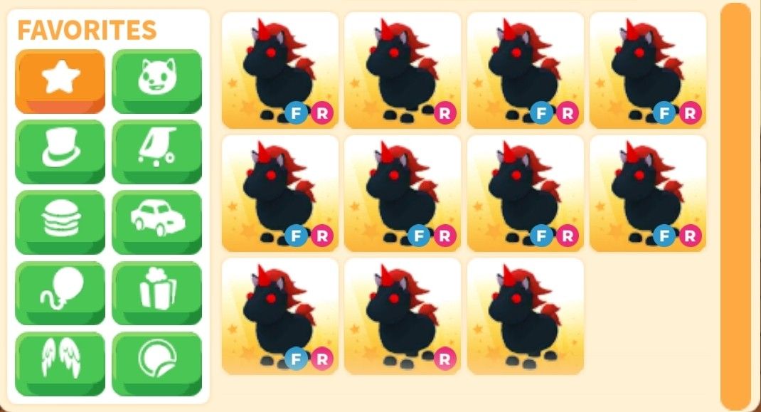 ADOPT ME | FR EVIL UNICORNS | ROBLOX (Category: In-Game Products) located in Manila. Submitted by lincolnadoptme (Listing ID 1367037554, Image 1). Description: STRICTLY PAYMENT FIRST. WILLING TO MEET IN GAME. NO RESERVATION. OPEN FOR PRE-ORDERS MODE OF PAYMENT: GCASH/BANK TRANSFER/PAYPAL.
