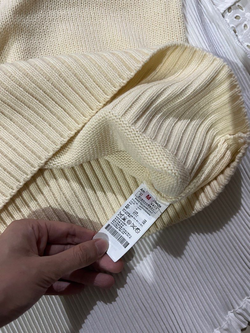 ★AMES-WORLDWIDE★BASIC PULLOVER KNIT IVORY★正規品/直送料込 AMESWORLDWIDE（アメスワールドワイド）の「A'GEM/9 × .kom