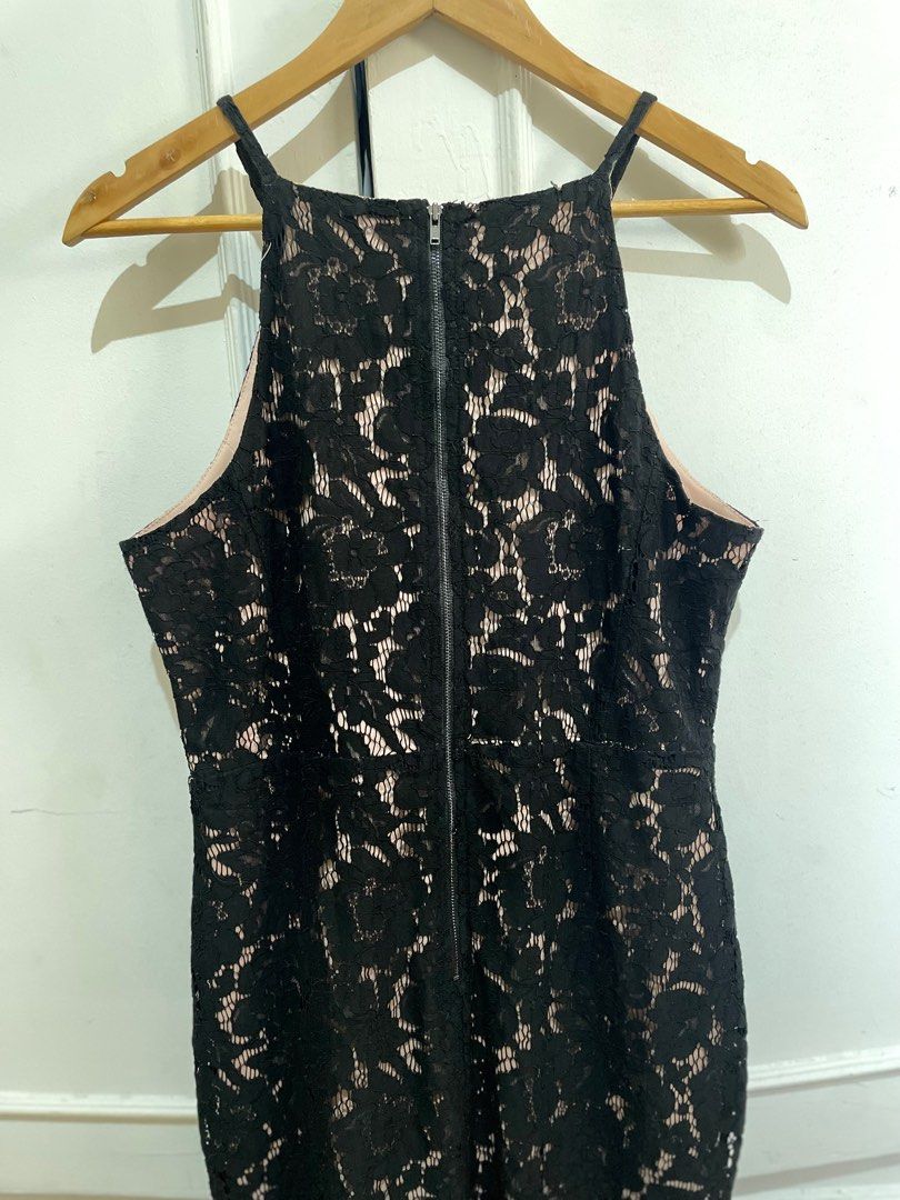 Black Halter Lace dress (Category: Dresses) located in Manila. Submitted by anca.ph (Listing ID 1366947436, Image 3). Description: Pagani Size 12 S-M body frame gift from New Zealand Mode of Payment: BPI | BDO | Gcash Mode of Delivery: Lalamove | Grab Gogo Xpress or your preferred courier 🚚 📍Tondo, Manila .