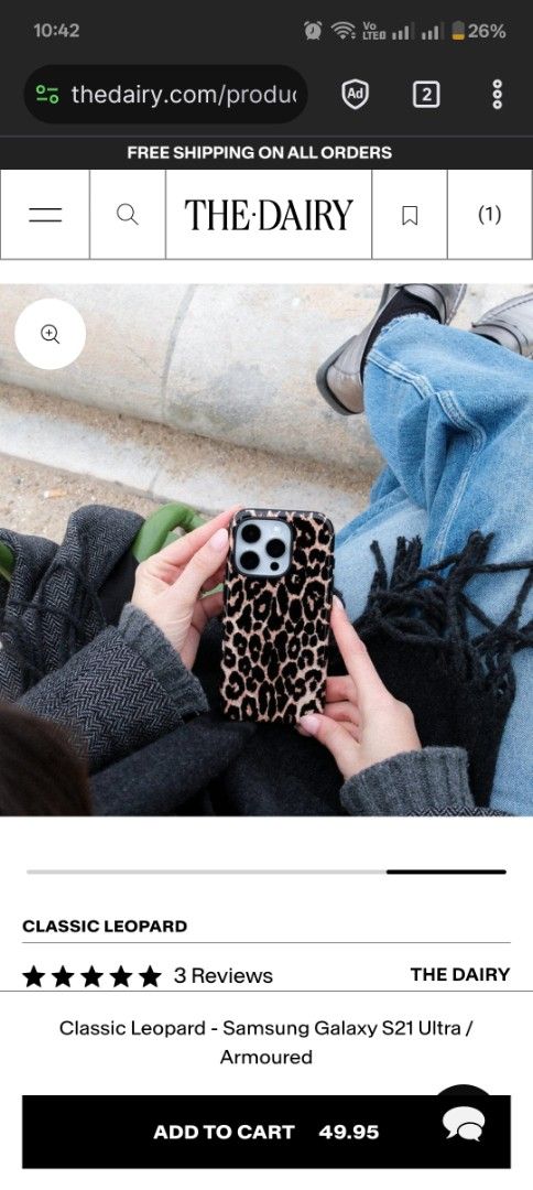 Brand New Galaxy S21 Ultra Phone Case (Category: Cases & Sleeves) located in Manila. Submitted by boughtinternational (Listing ID 1366927872, Image 3). Description: armoured case🇬🇧🫶🏼 Brand The Dairy extra pasabuys.