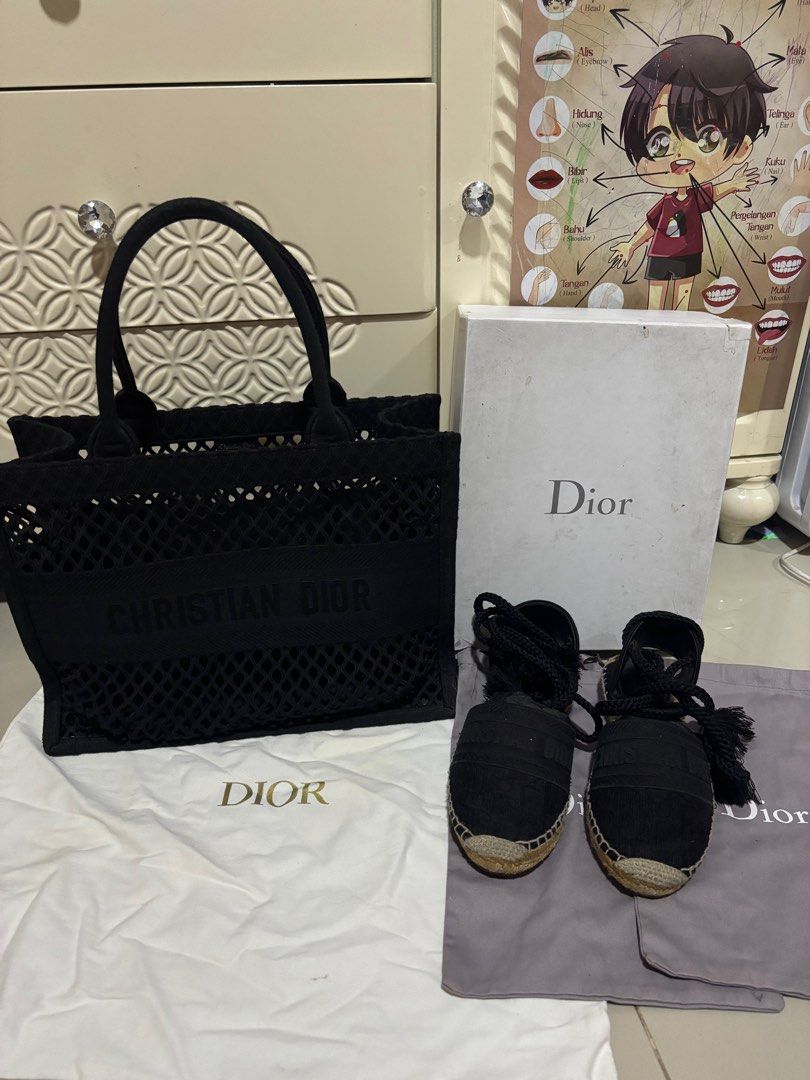 Dior Strandtasche Christian Dior Tote Bag Gebraucht Dior Book Tote