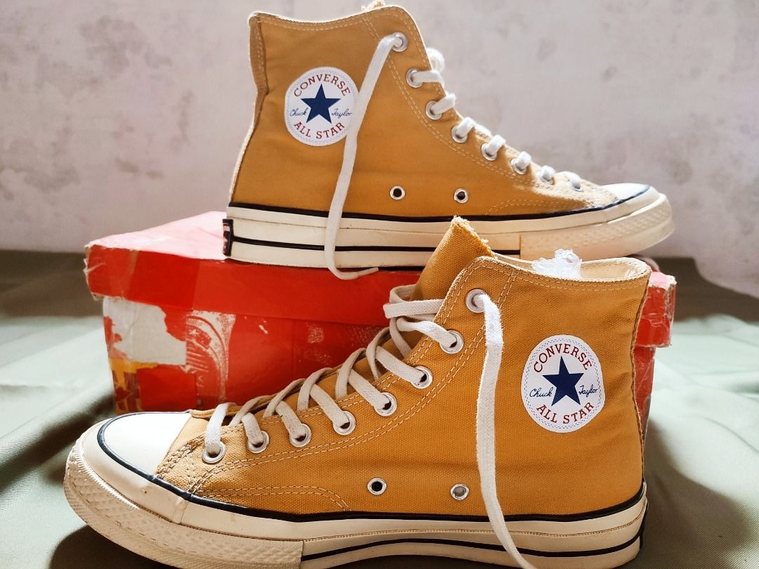 CONVERSE CHUCK TAYLOR 70S HI NON EGRET SUNFLOWER KUNING 138478C ...