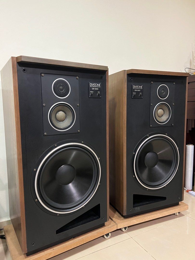 Diatone DS-90C Top Model Floor Standing Speakers, Audio, Soundbars