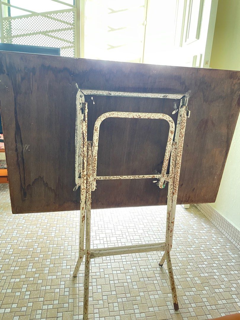 Dining table (Category: Tables & Sets) located in Singapore. Submitted by linchen (Listing ID 1366930798, Image 3). Description: Clearing space by letting it go. Not for a fussy buyer. Self collection Dimension stated on the last photo..
