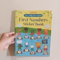 FIRST NUMBERS STICKER BOOK - GET READY FOR SCHOOL USBORNE, Serba Serbi ...