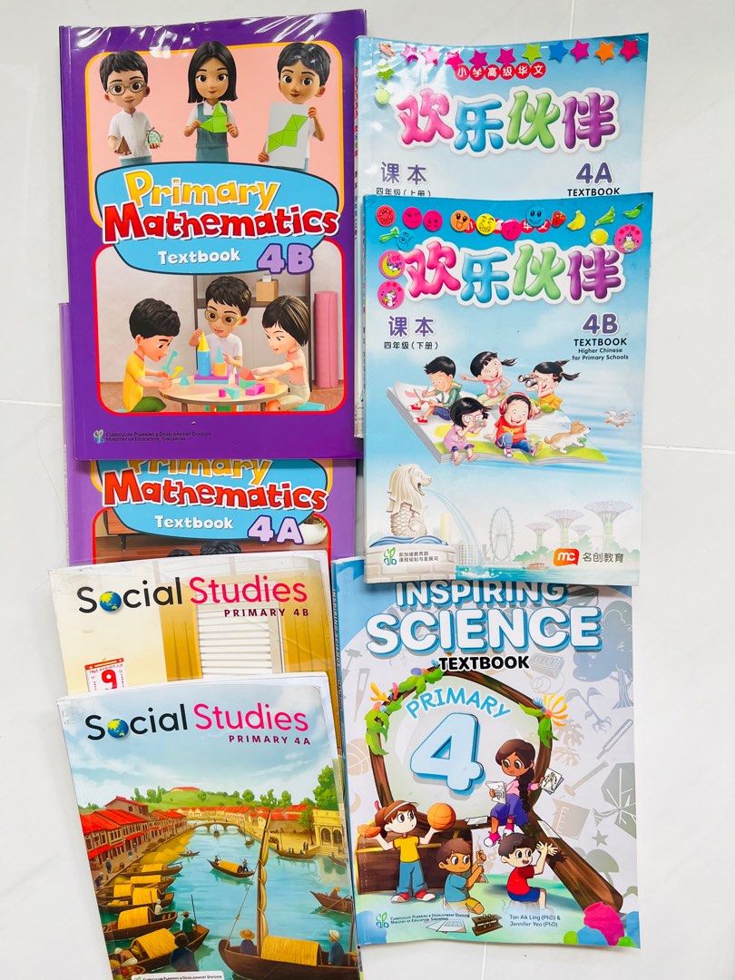 FREE Primary 4 textbooks, Hobbies & Toys, Books & Magazines, Textbooks ...
