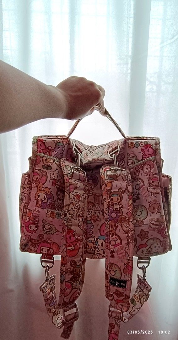 Jujube x Donutella sweetshop BFF (Category: Diaper Bags & Wetbags) located in San Jose del Monte. Submitted by lalashopkindikids (Listing ID 1366923008, Image 2). Description: diaper bag + changing pad.