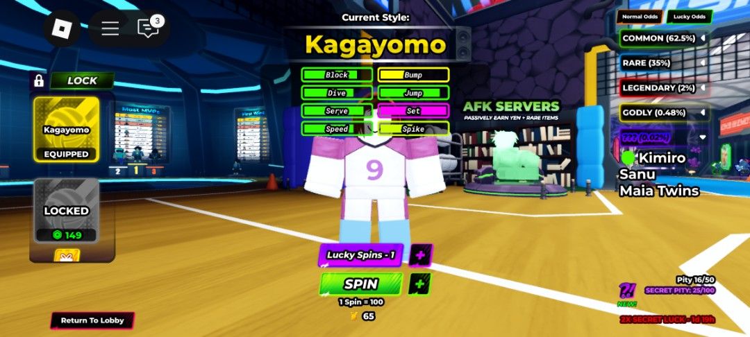 Kageyomo + Curve Spike, Video Gaming, Gaming Accessories, Game Gift ...
