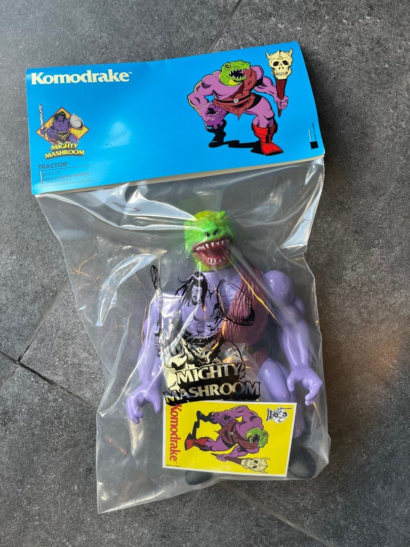 Komodrake Sofubi (Category: Designer & Blind Box Toys) located in Singapore. Submitted by jovenguapo (Listing ID 1367015308, Image 1). Description: Mighty Mashroom Komodrake Brand new sealed rare .