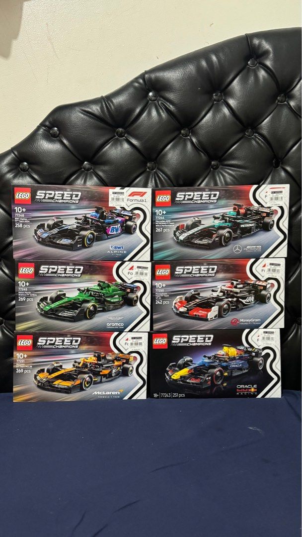 Lego F1 (Category: Lego & Building Sets) located in Manila. Submitted by sheelanahelyyy (Listing ID 1367048932, Image 1). Description: Lego Formula 1 BWT ARAMCO MCLAREN MONEYGRAM PETRONAS ORACLE Original Sealed .