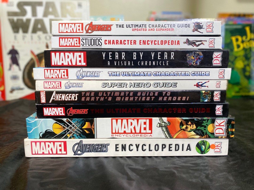 Marvel Avengers DK Books (Category: Comics & Manga) located in Roxas City. Submitted by jazzjaxstuff (Listing ID 1366946842, Image 3). Description: DK Books Marvel Avengers Encyclopedia Character Guide .